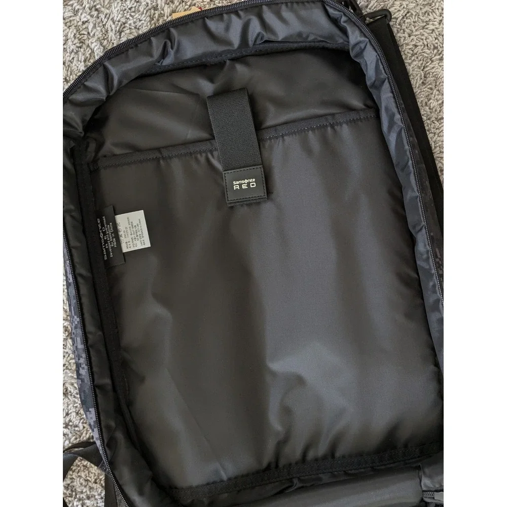 SAMSONITE RED Men's 3-WAY Backpack Black‎ Gray Pixel Camo Laptop Bag